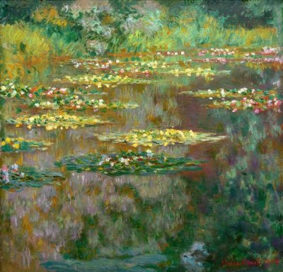 Waterlelies door Claude Monet